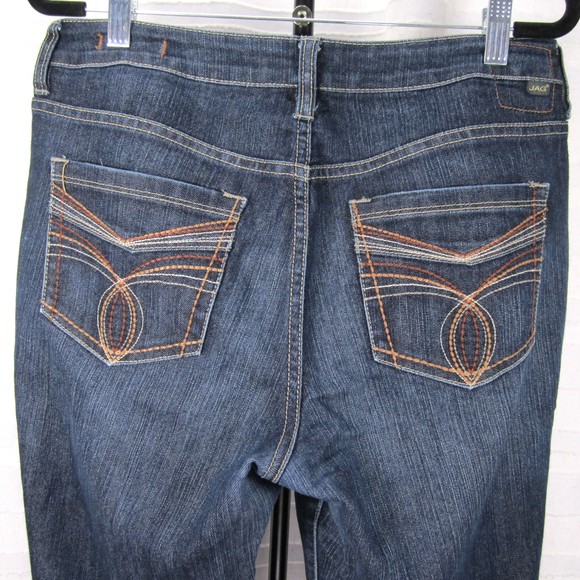 Jag Jeans Mid Rise Slim Leg Blue Jeans - 12P - Picture 4 of 11